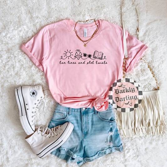 Tan Lines and Plot Twists Tee