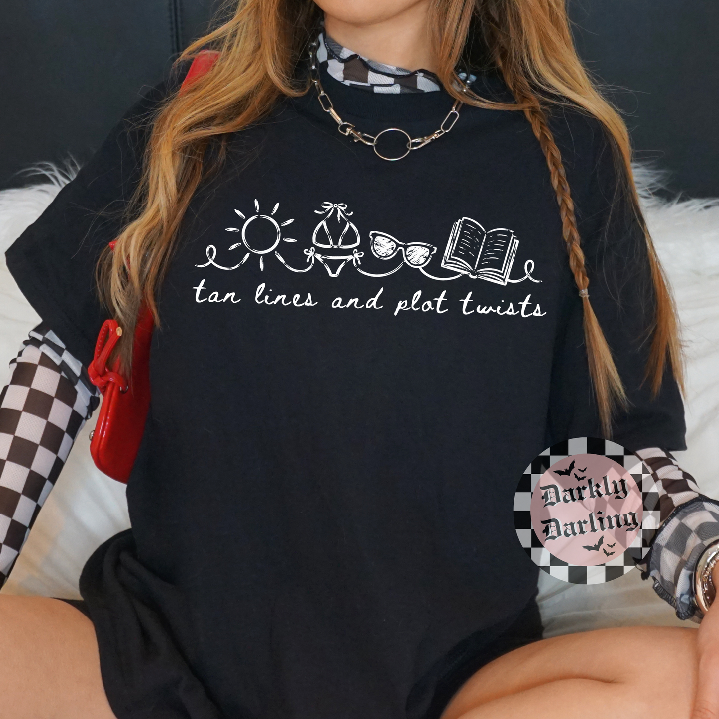 Tan Lines and Plot Twists Tee